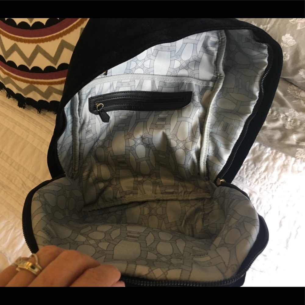 AIMEE KESTENBERG Woodside Velvet Backpack NEW BAG - Picture 7 of 8